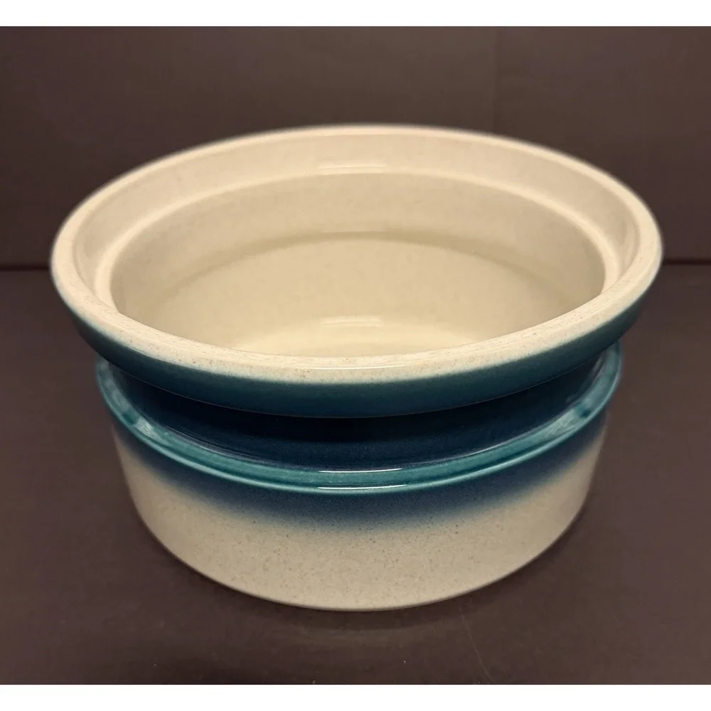 Wedgwood Blue Pacific Round Casserole 7 5/8